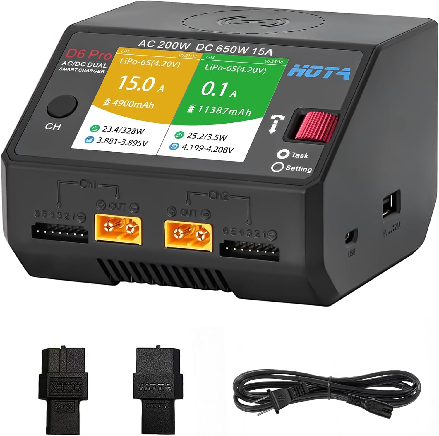 Hota D6 Pro Color LCD + Wireless